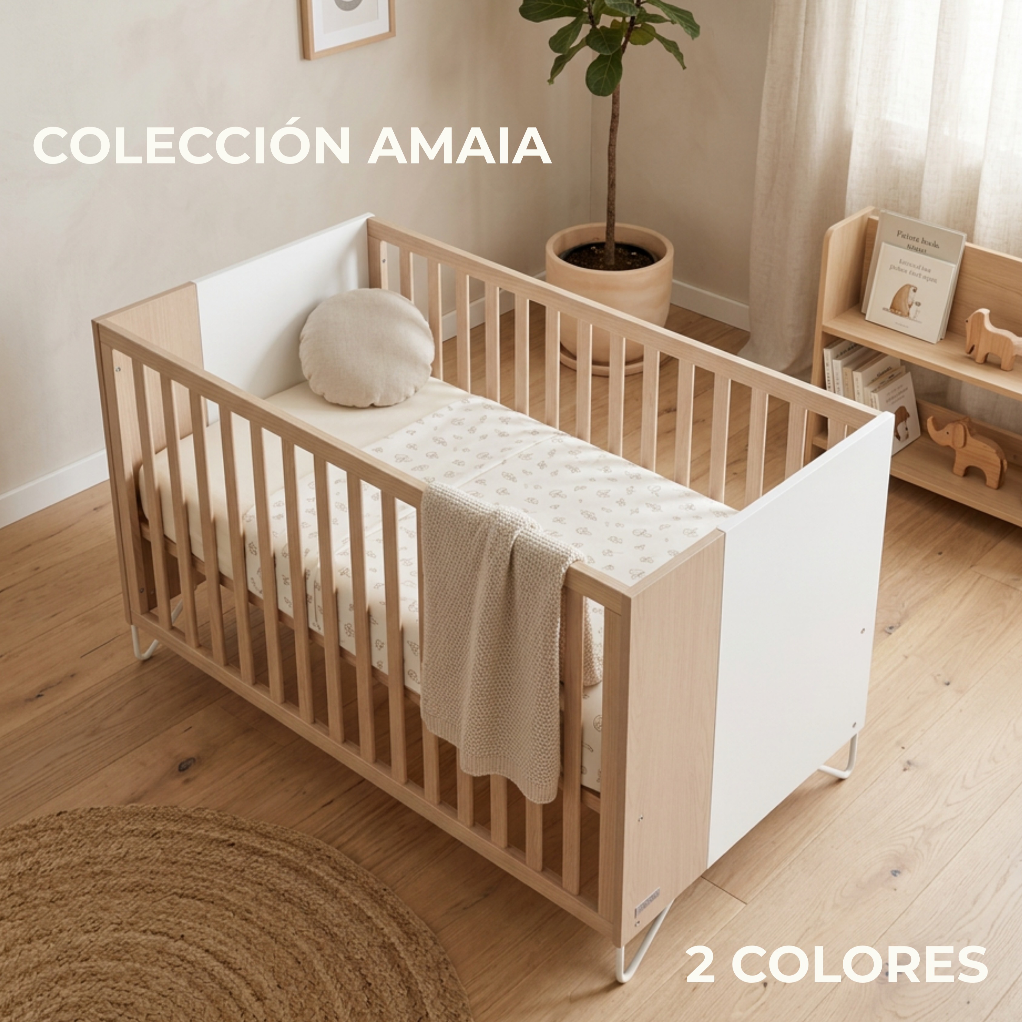 ✨ Presentamos la nueva colección Amaia ✨
Líneas limpias, tonos suaves y la calidez de la madera se unen en una colección pensada para crear espacios llenos de armonía y personalidad.
Amaia combina diseño, funcionalidad y versatilidad para acompañar cada etapa del crecimiento de tu bebé, convirtiendo su habitación en un lugar acogedor, práctico y lleno de luz.
Porque los pequeños momentos merecen un espacio tan especial como ellos 🤍